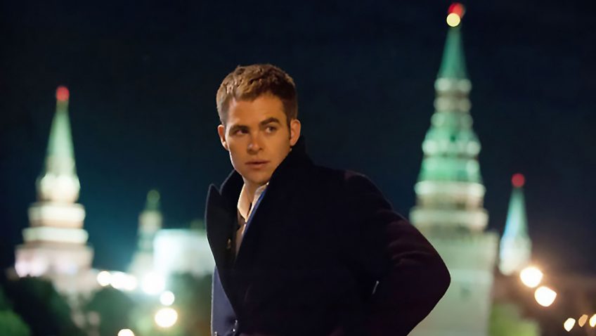 Jack Ryan: Shadow Recruit, starring Harrison Ford and Kenneth Branagh