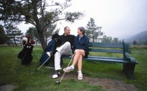 Golf couple