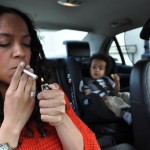 Smoking ban in cars containing children