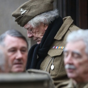 Michael Gambon who is playing the part of Private Godfrey