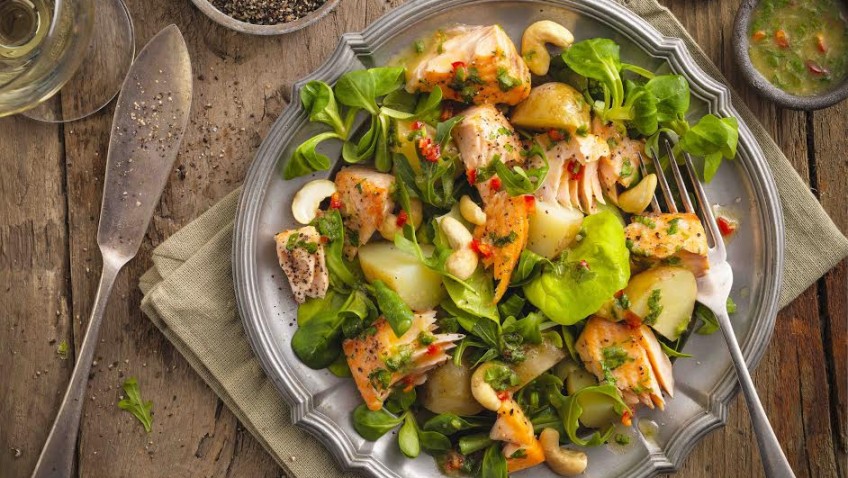 Get your kicks this Summer with a zesty salmon salad