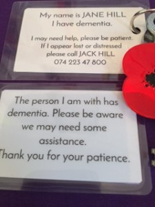 Dementia card