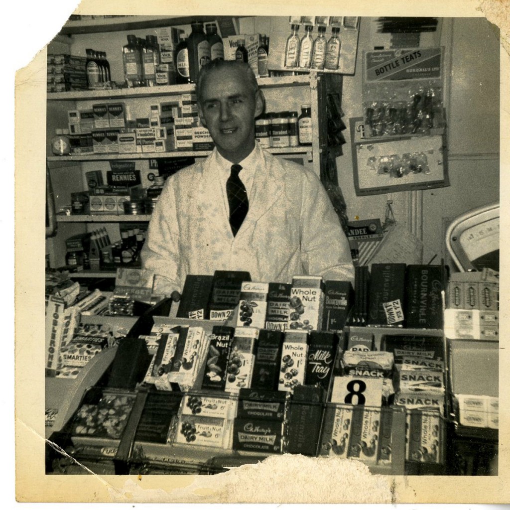 Pictured is Don Olivant's father, postmaster Alfred Henry Olivant, at the store in the 1950's. See Newsteam story NTIPOST; A couple believed to be Britain's longest serving postmasters have finally retired - after almost 60 YEARS. Don and Joyce Olivant, both 71, have decided to bid farewell to their local post office which has been run by their family since 1947. Yesterday (Tue) the couple weighed their final parcels and arranged their last deliveries at Cherry Tree Hill Post Office, in Chaddesden, Derby. They have both provided a first-class service behind the counter of the store since 1978 but Don has been working there since he was 14-years-old. His father Alfred set up the business in 1947 and he became the country's youngest postmaster in 1968 when he took it over at the age of 23.