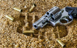 Women writers, thriller, gun and bullet casing. Free for commercial use  No attribution required  credit Pixabay
