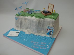 Dame Vera Lynn's birthday cake 