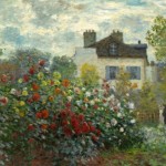 painting by Monet of garden
