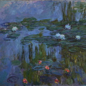 Monet painting of waterlilies