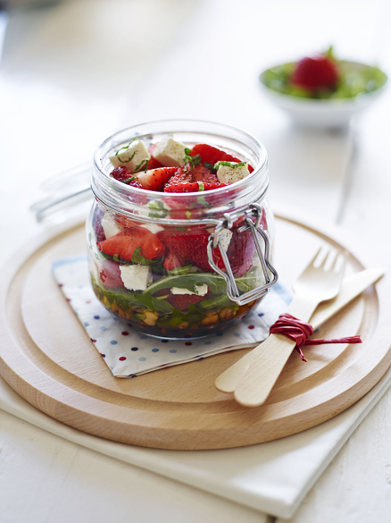 BerryWorld Strawberry Kilner Jar Salad
