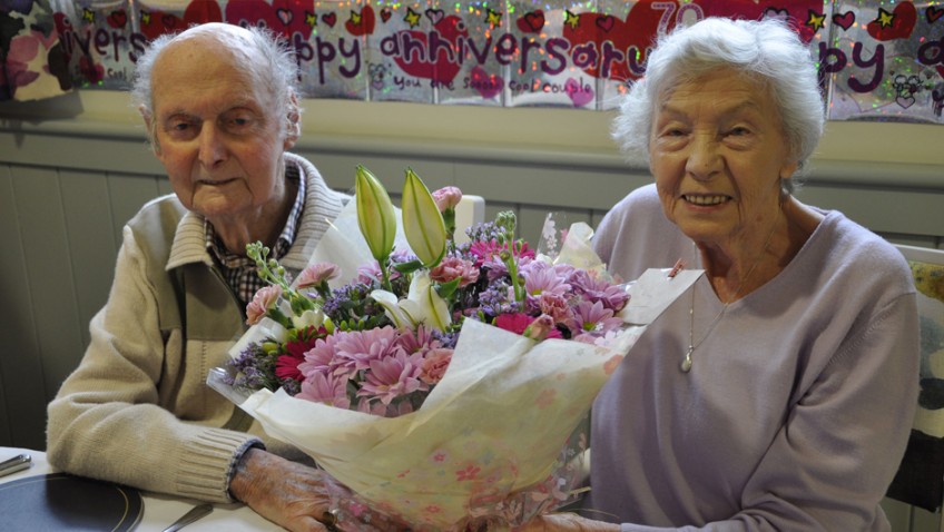 Hampshire platinum pair celebrate 70 years of ‘love and laughter’