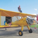 1944 Boeing Stearman - Britain’s oldest female wing-walker