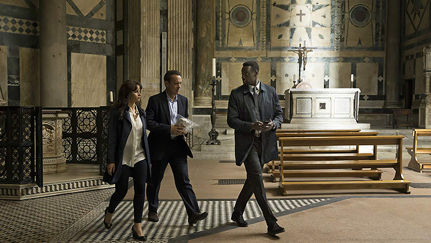 Tom Hanks, Felicity Jones and Omar Sy in Inferno - Credit IMDB