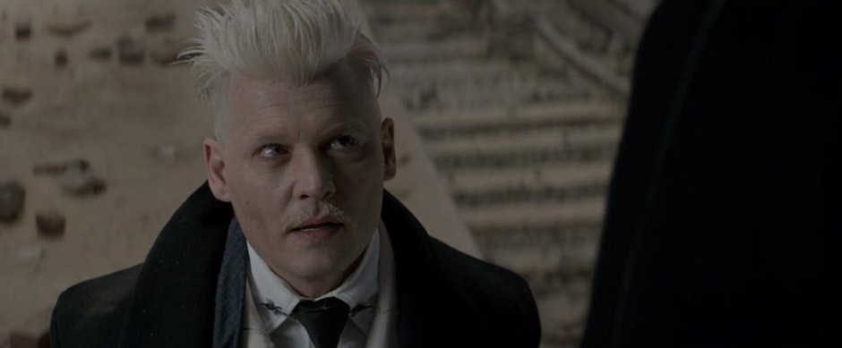 Johnny Depp in Fantastic Beasts and Where to Find Them - Credit IMDB