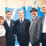 Peter Davison, cast of Grime Goes Green, Prince Charles and John Cleese