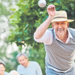 Retirement - Man playing bowls