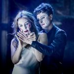 Kirsty Bushell and Edward Hogg in Romeo and Juliet - Credit Robert Workman