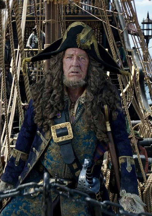 Geoffrey Rush in Pirates of the Caribbean: Salazar’s Revenge - Credit IMDB