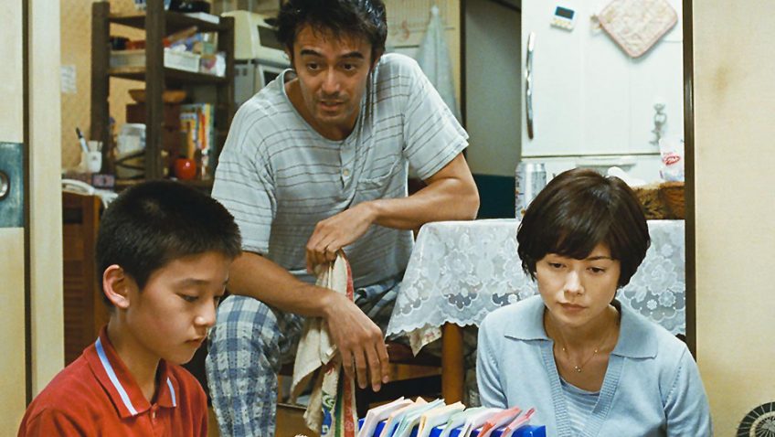 A charming gambler tries to reclaim his estranged family in Kore-eda’s lastest family drama