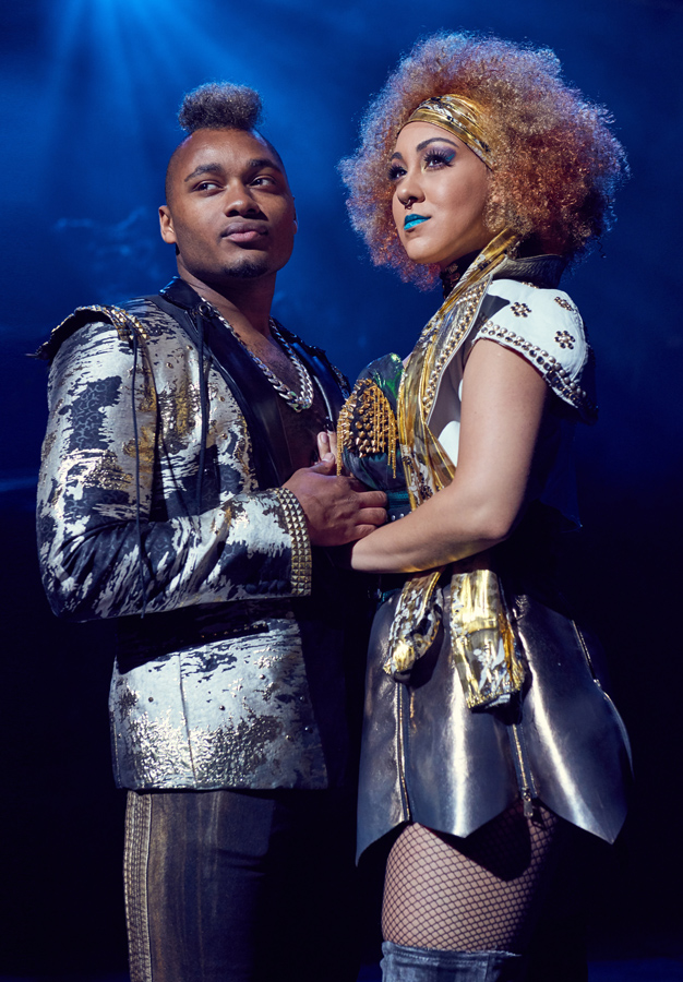 Danielle Steers and Dom Hartley-Harris in Bat out of Hell - Credit Specular