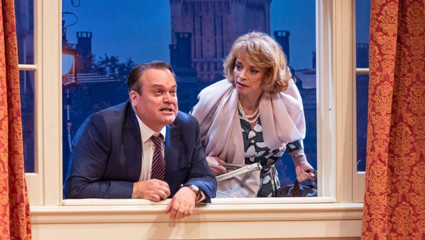 Ray Cooney’s political farce, originally written in 1990 is now updated
