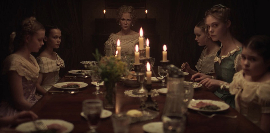 Nicole Kidman, Elle Fanning, Angourie Rice, Oona Laurence, Addison Riecke and Emma Howard in The Beguiled - Credit IMDB