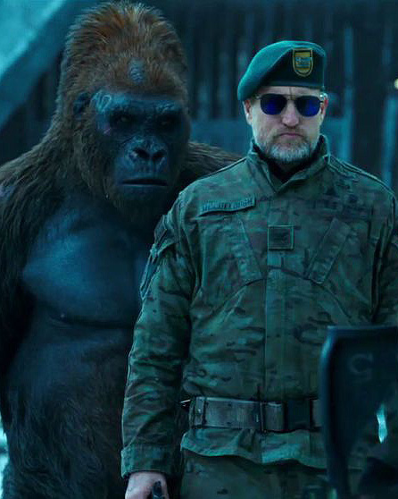 Woody Harrelson and Ty Olsson in War for the Planet of the Apes - Credit IMDB