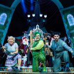 Gary Wilmot, Simon Lipkin, Denise Welch, Rufus Hound and Craig Mather in The Wind in the Willows - Credit Darren Bell