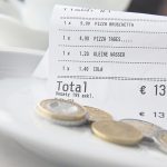 How much do you tip? - Food bill - Restaurant receipt