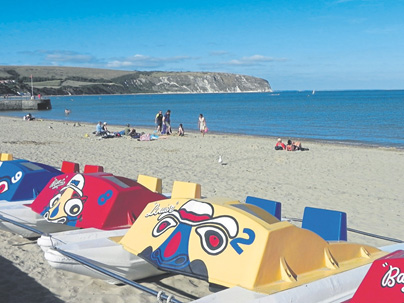 Beach in Swanage