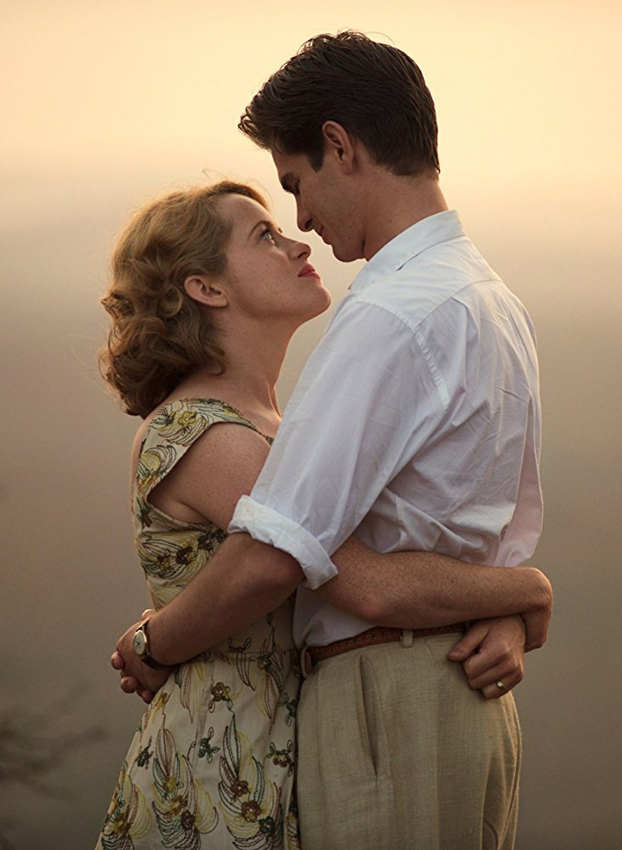 Andrew Garfield and Claire Foy in Breathe - Credit IMDB