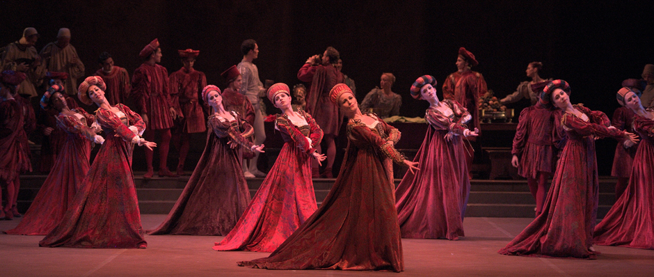 English National Ballet dancers in Romeo & Juliet - Copyright Laurent Liotardo