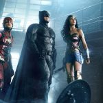Ben Affleck, Gal Gadot, and Ezra Miller in Justice League - Credit IMDB