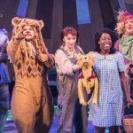 Max Parker, Jonathan Broadbent, Rhiannon Wallace, Gabrielle Brooks and Andrew Langtree in The Wizard of Oz - Credit Johan Persson