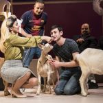 6 goats make their stage debut at Royal Court Theatre