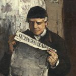 The Artist's Father, Reading "L'Evénement" by Paul Cézanne 1866 National Gallery of Art, Washington, D.C. Collection of Mr. and Mrs. Paul Mellon, 1970.5.1