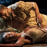 Ralph Fiennes and Sophie Okonedo in Antony and Cleopatra - Credit Johan Persson