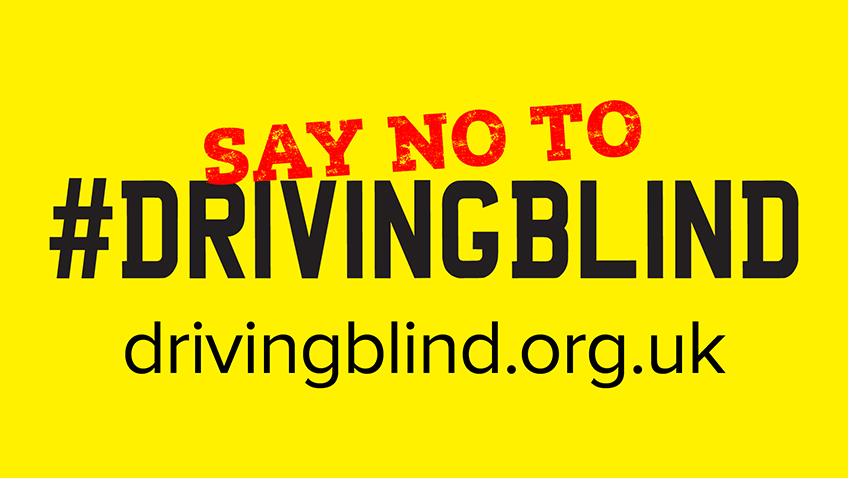 Government urged to stop motorists driving blind
