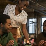 Brian Tyree Henry, Stephan James and KiKi Layne in If Beale Street Could Talk - Copyright 2018 Annapurna Releasing, LLC. All Rights Reserved. - Credit IMDB