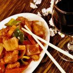 Chinese food with red wine - Free for commercial use No attribution required - Credit Pixabay