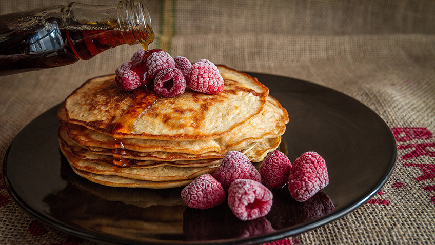 Will you be contemplating a glass of wine with your pancakes?