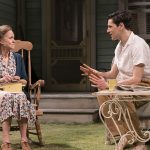 Sally Field and Colin Morgan in All My Sons - Credit Johan Persson