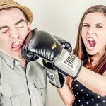 Woman punching man - Free for commercial use No attribution required - Credit Pixabay