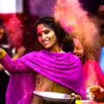 Woman at Festival of Colours India - Free for commercial use No attribution required - Credit Pixabay