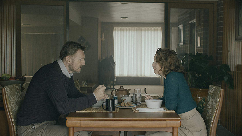 Liam Neeson and Lesley Manville in Ordinary Love - Credit IMDB