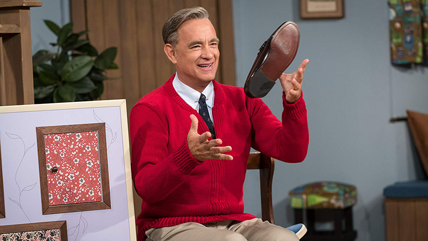 Tom Hanks’ transformation into Fred Rogers is as creepy as his character