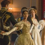 ladies dancing in Victorian costume