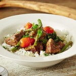 Spring Lamb Casserole With Minted Rice