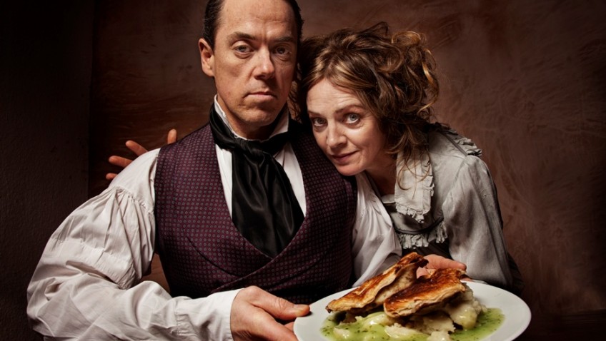 The cut-throat musical thriller is back in the West End – but this time in a pie and mash shop!