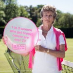 Virgina Wade supports over 70s breast cancer campaign