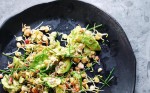 Avocado Smash with toasted nuts and seeds