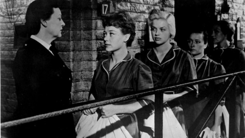 Glynis Johns and Diana Dors in a female prison drama